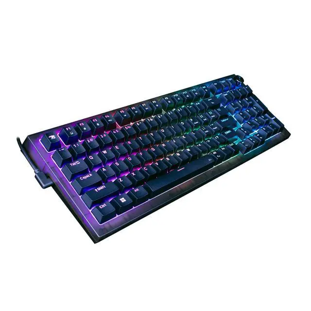 Alt view image 2 of 7 - iBUYPOWER MK9 Pro RGB Mechanical Gaming Keyboard / Hotswap Linear Switches + HYTE Mobile Suit Gundam Wing Keycap Bundle