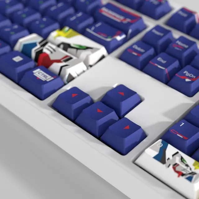 Alt view image 7 of 7 - iBUYPOWER MK9 RGB Mechanical Gaming Keyboard + Chimera KM7 Mouse + HYTE Mobile Suit Gundam Wing Keycap Bundle
