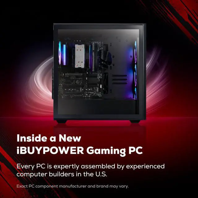 Alt view image 3 of 7 - iBUYPOWER Scale Gaming PC Desktop Computer Intel Core i5 14400F CPU, NVIDIA GeForce RTX 5060Ti 8GB GPU, 16GB DDR4 Non-RGB RAM, 1TB NVMe SSD, Windows 11 Home, Keyboard, Mouse Black