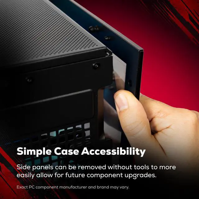 Alt view image 5 of 7 - iBUYPOWER Scale Gaming PC Desktop Computer Intel Core i5 14400F CPU, NVIDIA GeForce RTX 5060Ti 8GB GPU, 16GB DDR4 Non-RGB RAM, 1TB NVMe SSD, Windows 11 Home, Keyboard, Mouse Black