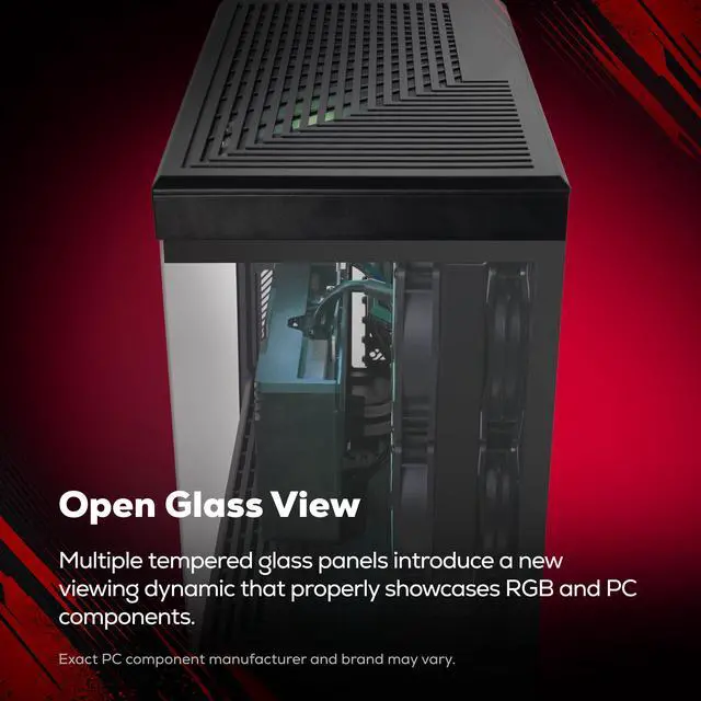 Alt view image 5 of 7 - iBUYPOWER Y40 Gaming PC Desktop Computer AMD Ryzen 7 9800X3D CPU, NVIDIA GeForce RTX 5070Ti 16GB GPU, 32GB DDR5 RAM, 1TB NVMe SSD, Windows 11 Home, Keyboard, Mouse Black