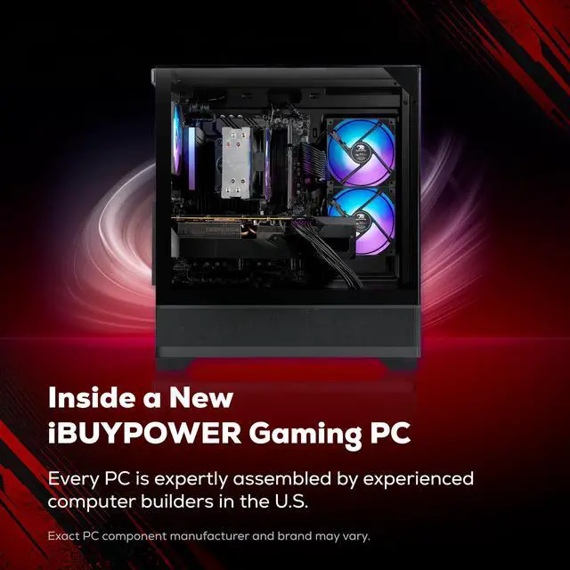Alt view image 3 of 7 - iBUYPOWER Element SE Gaming PC Desktop Computer Intel Core i5 14400F CPU, NVIDIA GeForce RTX 5060 8GB GPU, 16GB DDR5 RAM, 1TB NVMe SSD, Windows 11 Home, Keyboard, Mouse - Black