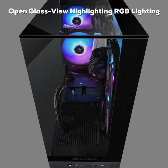 Alt view image 7 of 7 - iBUYPOWER Element SE Gaming PC Desktop Computer Intel Core i5 14400F CPU, NVIDIA GeForce RTX 5060 8GB GPU, 16GB DDR5 RAM, 1TB NVMe SSD, Windows 11 Home, Keyboard, Mouse Black