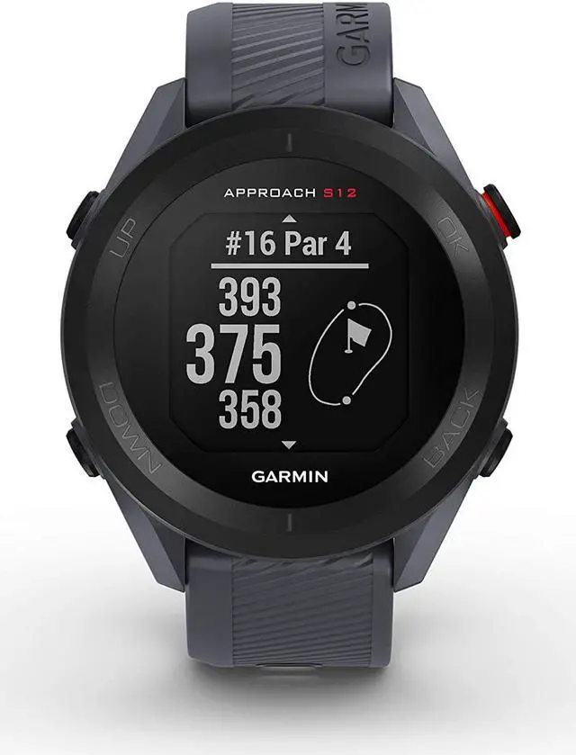 Main image of Garmin Approach S12, Easy-to-Use GPS Golf Watch, 42k+ Preloaded Courses, Granite Blue, 010-02472-01