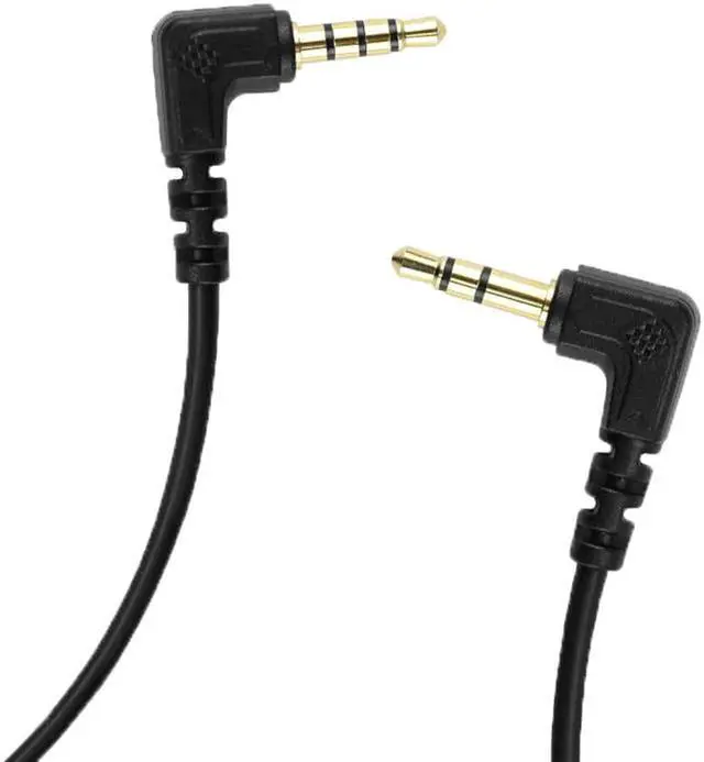 Alt view image 3 of 5 - 3.5mm TRRS to TRS Audio Cable Connector Wire 28cm/0.91ft for Mobile Phones Microphone Headphones (1pcs)