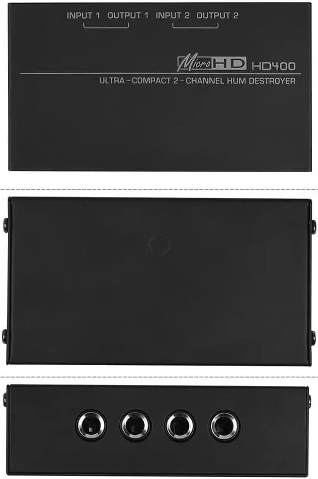 Alt view image 3 of 5 - Ultra compact Hum Destroyer 2 channel Hum Eliminator Noise Filter with 1/4 Inch TRS Inputs Outputs Electronic Music Instrument (1pcs)