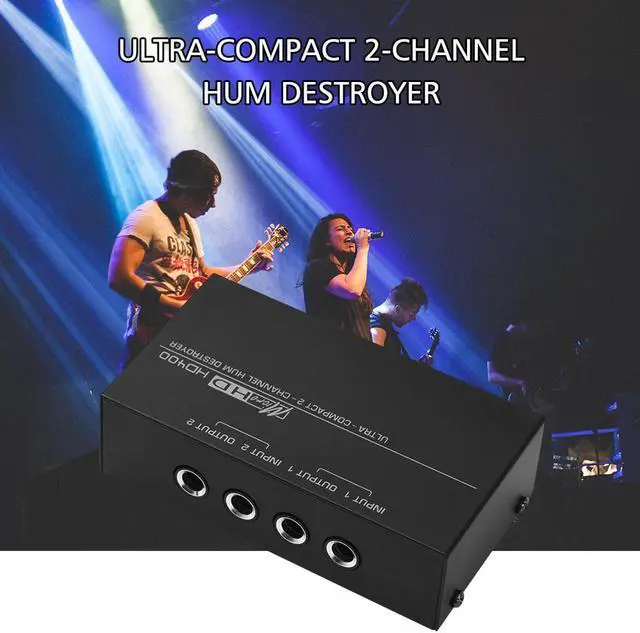 Alt view image 5 of 5 - Ultra compact Hum Destroyer 2 channel Hum Eliminator Noise Filter with 1/4 Inch TRS Inputs Outputs Electronic Music Instrument (1pcs)