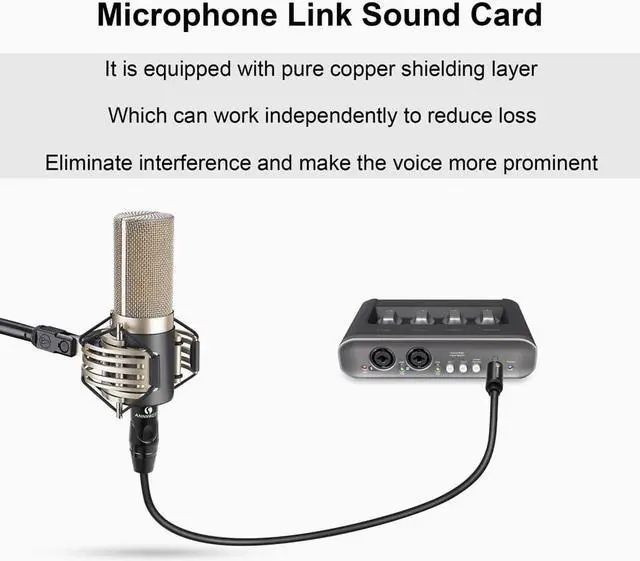 Alt view image 5 of 6 - 3.5mm Jack to XLR Cable TRS Stereo Male to XLR Male Balanced Interconnect Audio Cable for Microphones Sound Consoles Amplifier (1pcs)