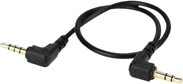 Main image of 3.5mm TRRS to TRS Audio Cable Connector Wire 28cm/0.91ft for Mobile Phones Microphone Headphones (1pcs)