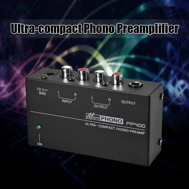 Alt view image 6 of 6 - ABHU Ultra Compact Phono Preamp Preamplifier With Rca 1/4Inch Trs Interfaces Preamplificador Phono Preamp (1pcs)