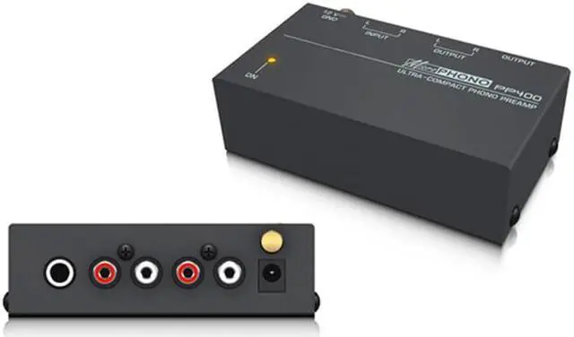 Alt view image 6 of 6 - Ultra Compact Phono Preamp Preamplifier With Rca 1/4 Inch Trs Interfaces Preamplificador Phono Preamp Us Plug Headphone Amplifie (1pcs)