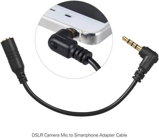 Main image of EY S04 3.5mm 3 Pole TRS Female to 4 Pole TRRS Male Microphone Adapter Cable Audio Stereo Mic Converter for Smartphone (1pcs)