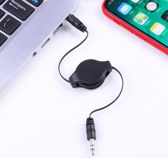 Alt view image 5 of 6 - 3.5mm TRS Flexible Stereo AUX Cable Retractable Extended Audio Cable Wire (1pcs)