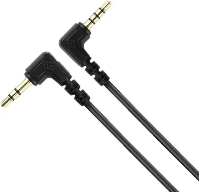 Alt view image 2 of 5 - 3.5mm TRRS to TRS Audio Cable Connector Wire 28cm/0.91ft for Mobile Phones Microphone Headphones (1pcs)