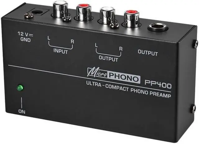 Main image of Ultra Compact Phono Preamp Preamplifier With Rca 1/4 Inch Trs Interfaces Preamplificador Phono Preamp Us Plug Headphone Amplifie (1pcs)