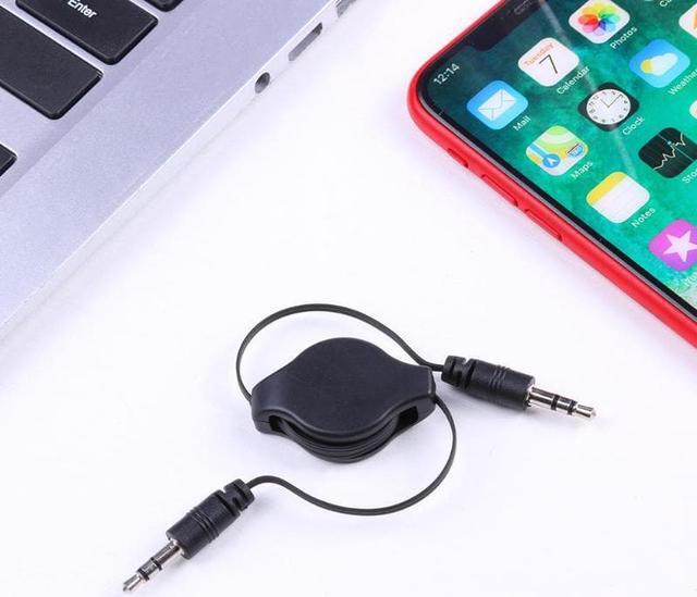 Alt view image 4 of 6 - 3.5mm TRS Flexible Stereo AUX Cable Retractable Extended Audio Cable Wire (1pcs)
