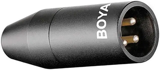 Alt view image 2 of 6 - AABB BOYA By 35C Xlr 3.5mm (Trs) Mini Jack Female Microphone Adapter To 3 Pin Xlr Male Connector For Camcorder Mixer Camera Au (1pcs)