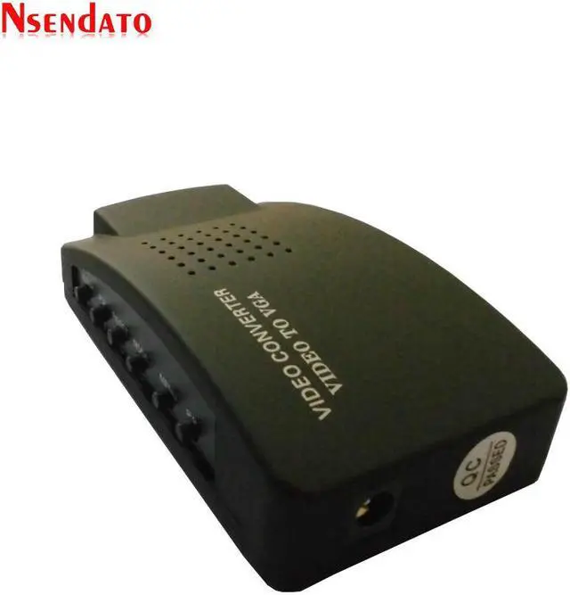 Alt view image 4 of 6 - PC Laptop Composite Video TV RCA Composite S-Video AV BNC In To PC VGA LCD Out Converter Adapter CRT/LCD monitor Switch Box
