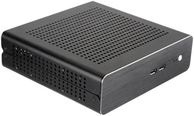 Alt view image 3 of 5 - RGEEK G60 Chassis All Aluminum Mini case HTPC ITX Power USB2.0 Desktop Computer With Power Supply