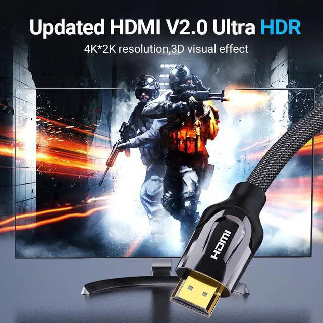 Alt view image 2 of 5 - Cable 4K/60HZ  2.0 Splitter Cable for Mi Box HDTV  2.0 Audio Cable Switch Adapter for  PS4 Cable