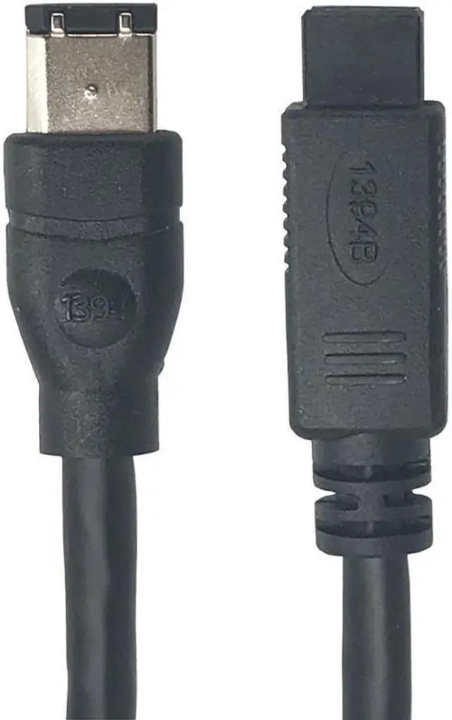 Main image of FireWire 800 to 400 9 to 6 pin Cable (9pin 6pin) IEEE 1394 Firewire 800 9-pin/6-pin Cable 6 Feet(9 pin to 6 pin) 6FT 10FT 15FT (3M)