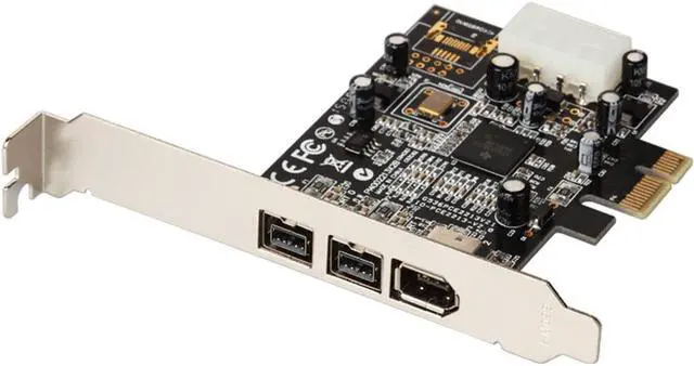 Main image of PCI express 2 Ports 1394B + 1394A Card PCI-e to external Firewire 800 IEEE 1394
