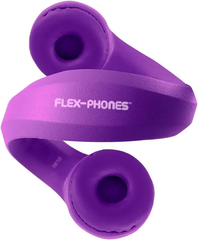Alt view image 8 of 13 - HamiltonBuhl Flex-Phones, Foam Headphones, Purple