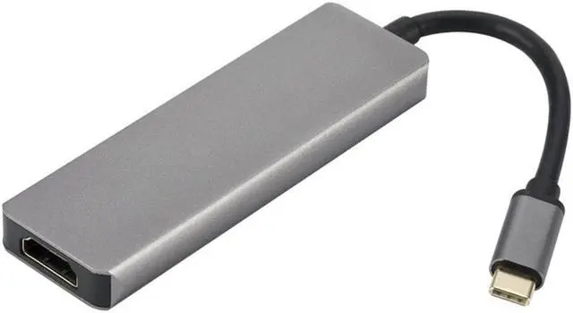 Alt view image 6 of 6 - Thunderbolt 3 hub usb c Dock USB Type C to HDMI USB3.0 cable TF SD Card 5 IN1 Adapter Splitter for Macbook Pro Dell XPS 13