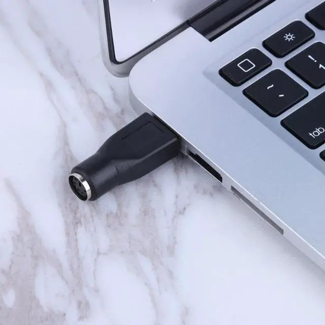 Alt view image 3 of 6 - 2pcs PS/2 Female to USB Male Adapter Converter Splitter Connector for PC