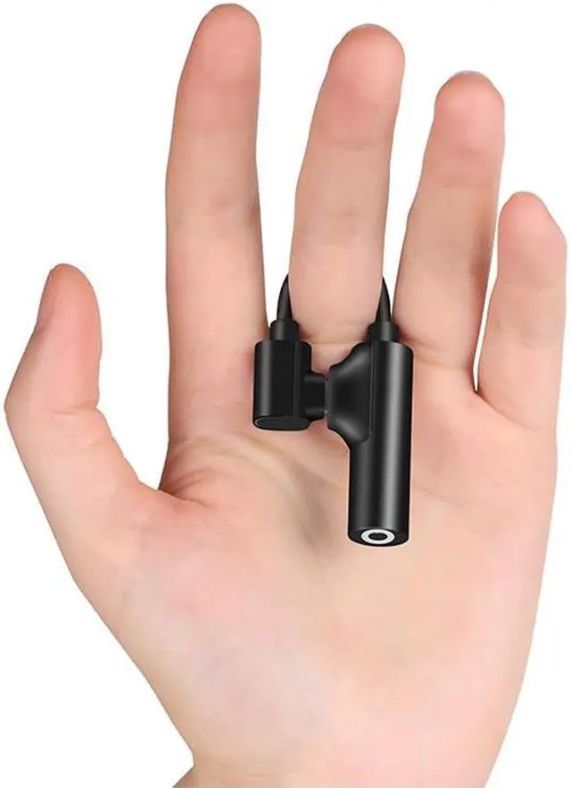 Alt view image 5 of 12 - usb type c to 3.55mm jack audio splitter headphone cable Earphone aux 3.5 Adapter charger usb c for xiaomi mi 8 for huawei nova3