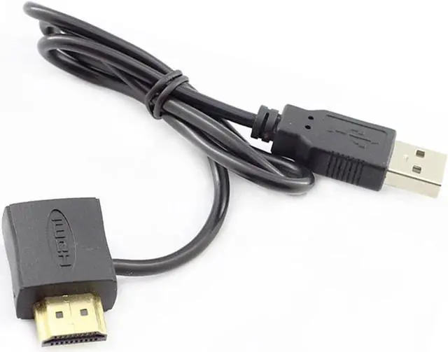 Alt view image 2 of 8 - Computer Cable 1080P USB 2.0 HDMI Male To Female Adapter Extender Power Supply Connector Cable for HDTV Male Cable
