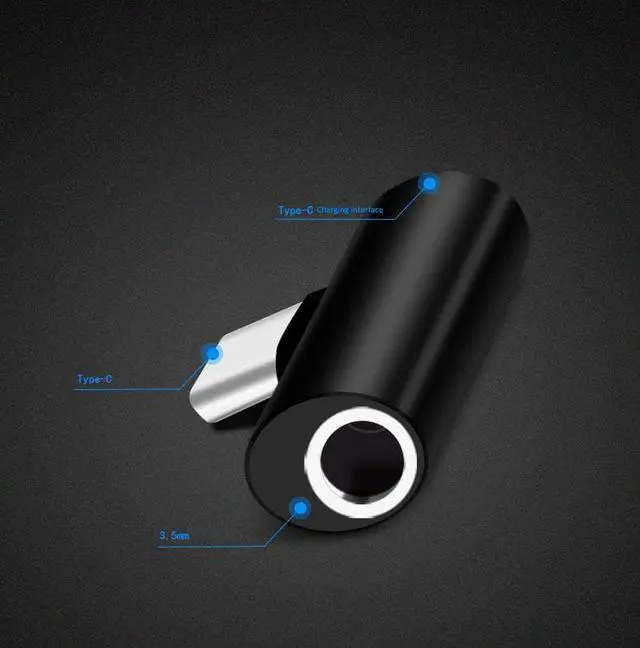 Alt view image 7 of 7 - Adaptador USB Tipo C 3.5 mm Headphone Audio USB C Aux Splitter Charge Cable Jack Adapter For Xiaomi Huawei Samsung Moto