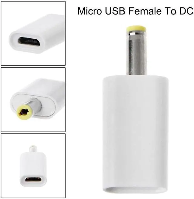 Main image of ABKT Micro USB Female To DC 4.0*1.7mm Male Plug Jack Converter Adapter Charge For PSP