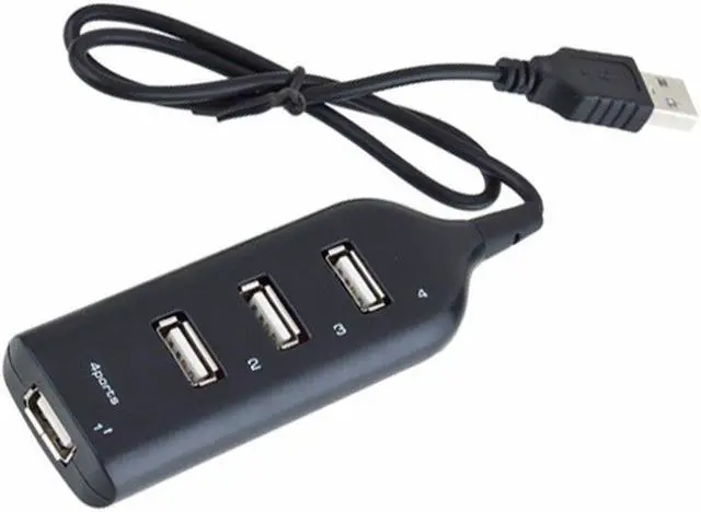 Alt view image 3 of 15 - Portable4 Port USB 1.1 USB HUB Laptop PC Slim Smallest Mini USB Splitter Adapter For Mobile Phone Laptop PC