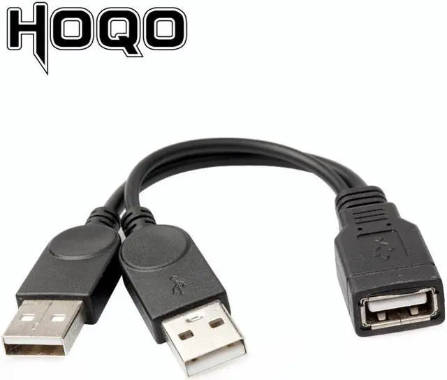 Alt view image 3 of 3 - USB Y Data Power Cable,Dual USB Y Extension Charging Cable, usb A Female To 2 A Male Splitter USB2.0 Female to 2 USB Male Cord