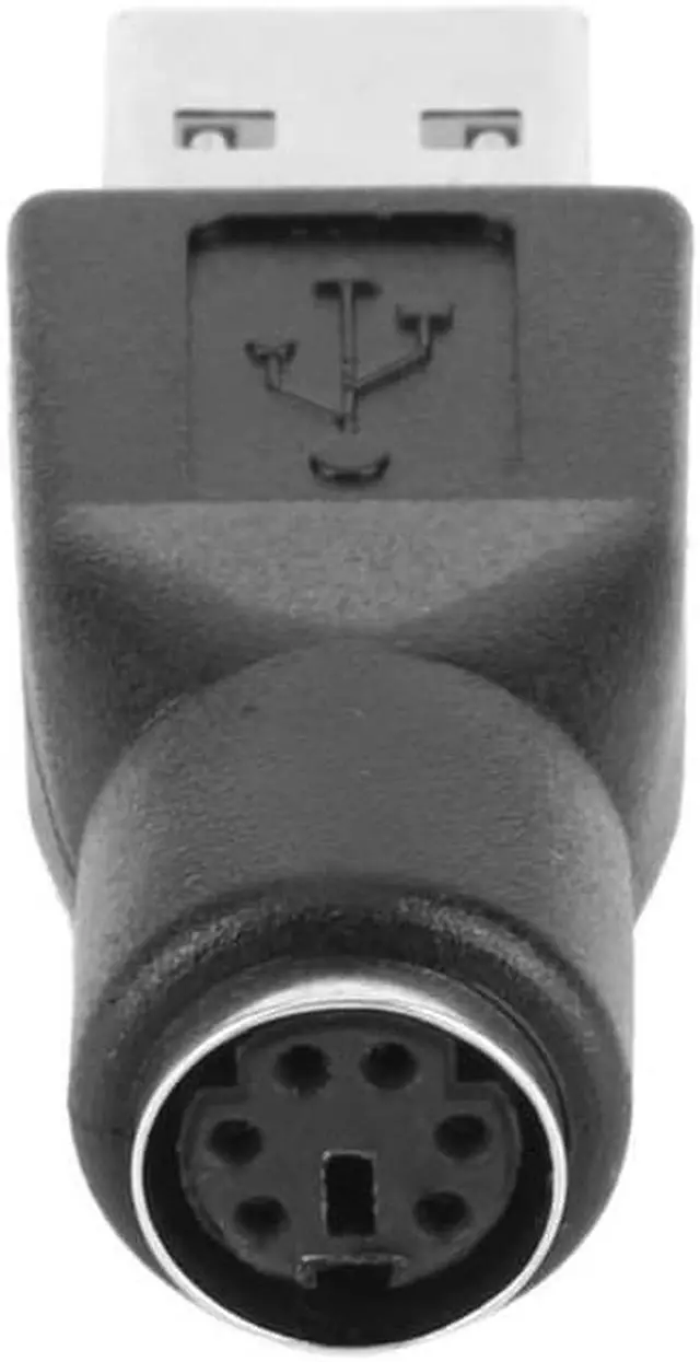 Alt view image 5 of 6 - 2pcs PS/2 Female to USB Male Adapter Converter Splitter Connector for PC