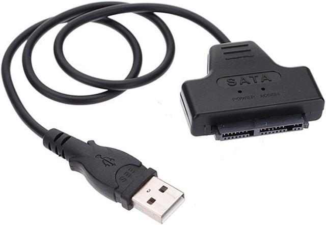 Alt view image 3 of 6 - CYDZ USB 2.0 to 7 9 16P Micro SATA 1 8" Drive Adapter Cable