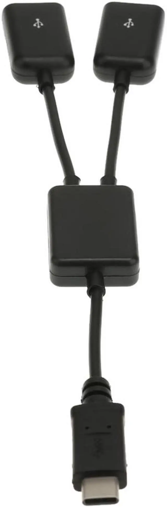 Main image of USB 3.1 Type C OTG HUB Cable 2 in 1 USB C 3.1 Male to Female Plug Cord Splitter Type C to Dual USB2.0 Converter Adapter Wire