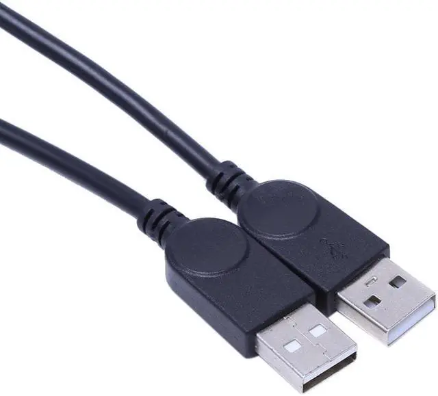Alt view image 2 of 10 - USB 2.0 Type A 1 Female To 2 Male Double Dual USB Y Splitter Data Sync Charging Extension Cable Charge