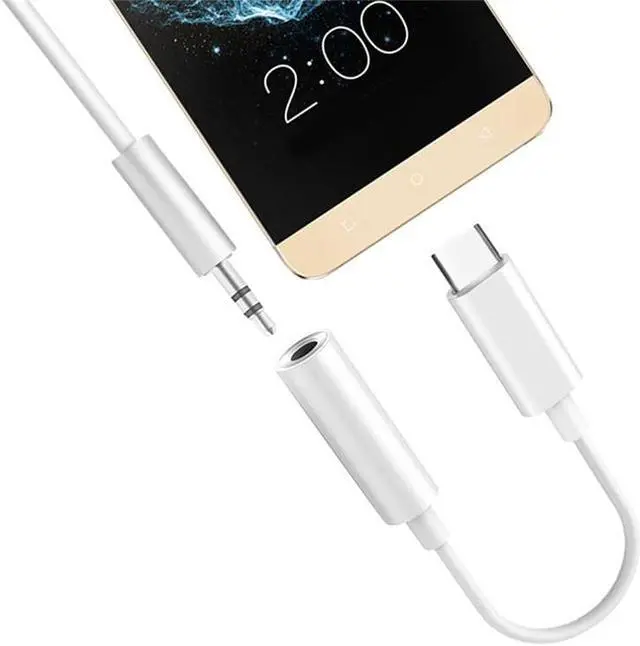 Alt view image 6 of 10 - USB C to 3.5 mm Headphone Jack Adapter For Xiaomi OnePlus 7 USB Type C Adaptador Tipo C Audio Aux Splitter Converter