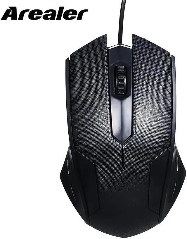 Alt view image 5 of 5 - Wired Gaming Mouse 1600 dpi 3-Button USB Optical Mouse with 1.1M Cord Mice Compatible pc mouse for pc laptop computer