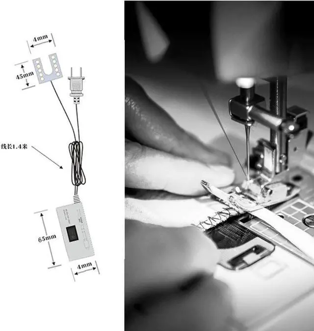 Alt view image 5 of 5 - LED Lamp Sewing Machine Lamp Ultra-High Brightness Bendable Gooseneck Eye Protection Magnet Base Lathe Lamp Industrial Lamp