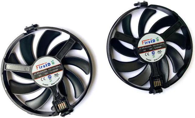 Original FDC10U12S9-C RX470 GPU Fan For XFX AMD Radeon RX