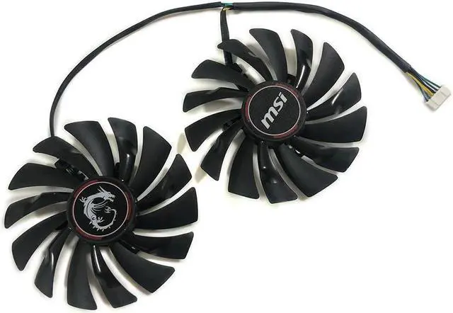 Main image of PLD10010B12HH PLD10010S12HH GPU Fan For MSI RX480/580/470/570 GTX950/960/970/980/1060/1070/1080/1080Ti R9 290X/280X/270X Cooling