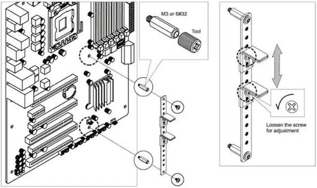Alt view image 5 of 6 - LIANLI GPU Bracket For ATX E-ATX Motherboard PC Stand ANTI-SAG Graphics Cards Support VGA Holder