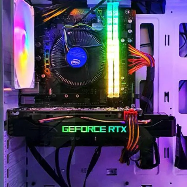 Alt view image 3 of 6 - DIY RGB VGA Side Panel RTX 3070 3080 3090 Graphics Card GPU Lighting Backplate Board ROG Faith Lamp 5V 3PIN Argb M/B AURA SYNC