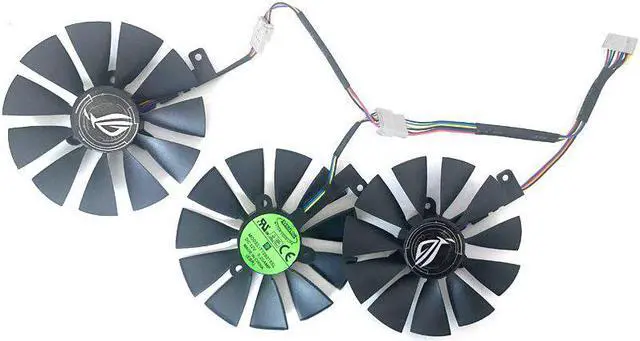 Alt view image 4 of 6 - Original 3PCS 87MM 7pin T129215SH T129215SL STRIX-RTX 2060 GPU Fan For ASUS ROG-STRIX-RTX 2060 2070-O8G-GAMING RTX2060 RTX 2070