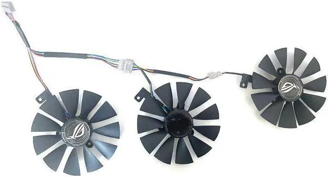 Alt view image 6 of 6 - Original 3PCS 87MM 7pin T129215SH T129215SL STRIX-RTX 2060 GPU Fan For ASUS ROG-STRIX-RTX 2060 2070-O8G-GAMING RTX2060 RTX 2070