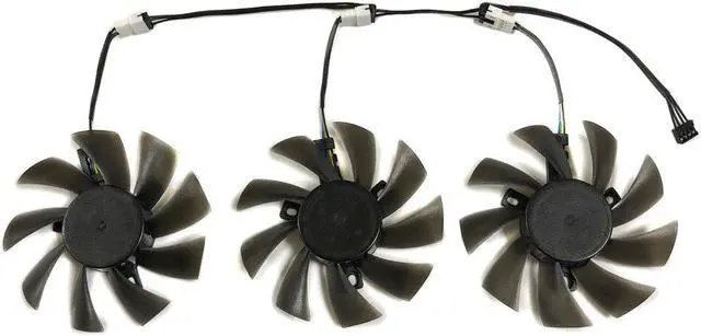 Alt view image 2 of 6 - 3Pcs/Set DIY FDC10U12S9-C Graphics Card Fan GPU VGA Cooler For Powercolor RX 5700 XT Red Devil 8GB GDDR6 Video Cards Replace