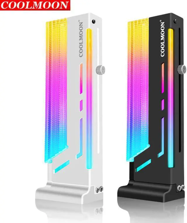 Main image of CoolMoon Aluminum Alloy Graphics Video Stand GPU Support Desktop PC Case Video Cards Holder Bracket Cooling Kit